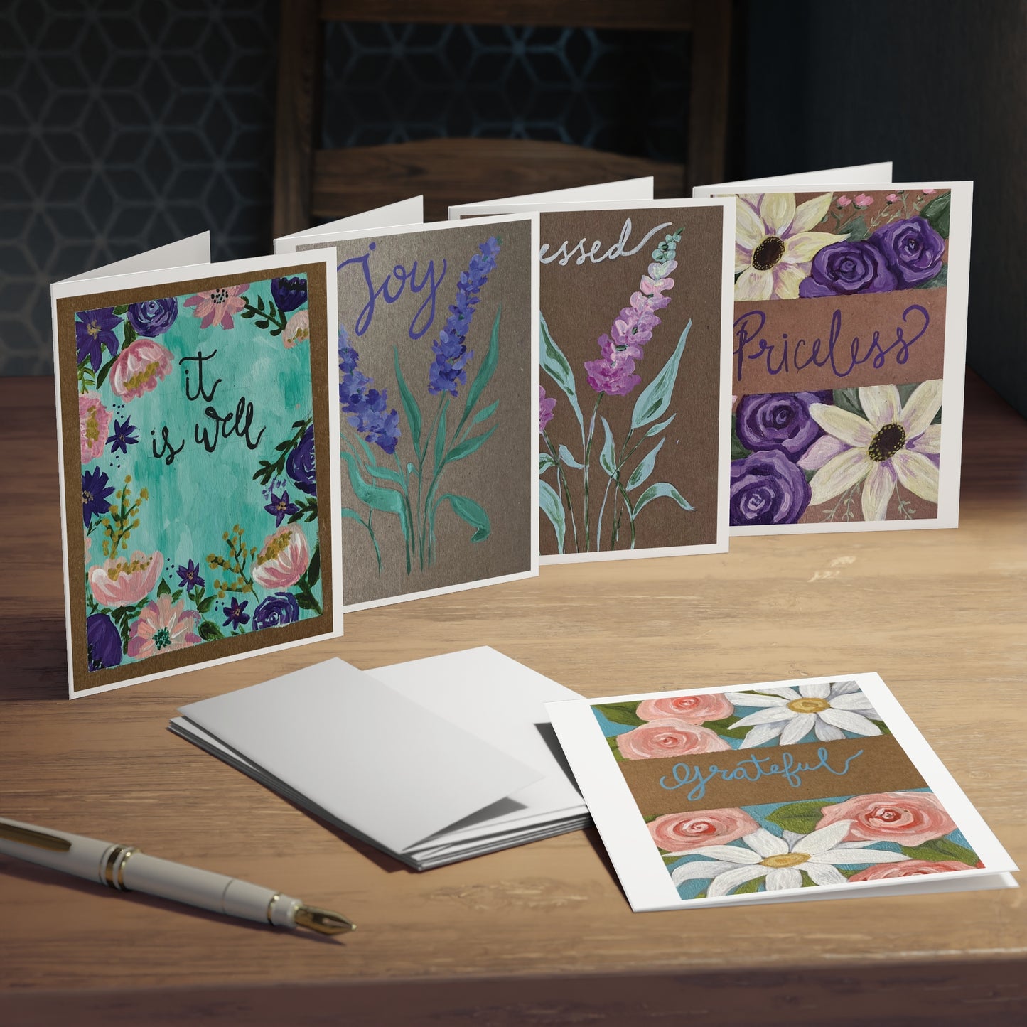 Greeting Cards - Positive Inspiration - Multi-Design Greeting Cards (5-Pack)