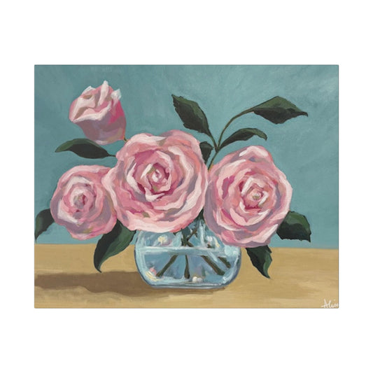 Floral Wall Art - Flowers from the Garden - Canvas Print for Home Décor