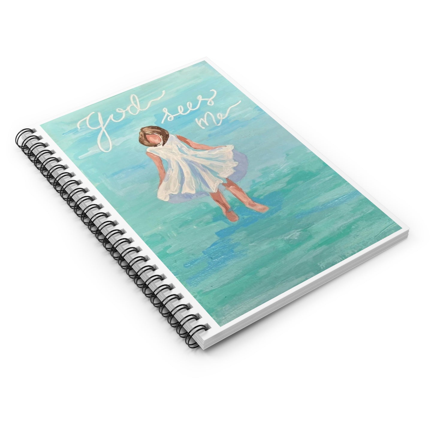 God Sees Me - Spiral Notebook - Ruled Line
