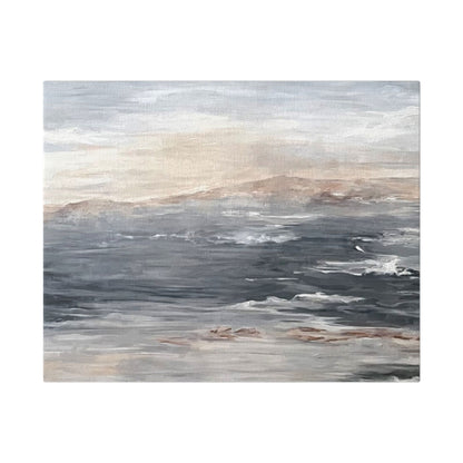 Serene Ocean Stretch Canvas Wall Art - Tranquil Coastal Décor