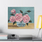 Floral Wall Art - Flowers from the Garden - Canvas Print for Home Décor