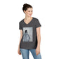 Inspirational Jesus V-Neck T-Shirt, Faith T-Shirt, Christian Apparel, Gift for Believers, Spiritual Vibe, Church Wear