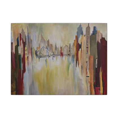 Abstract Landscape Canvas Art - Stretched Matte Wall Decor