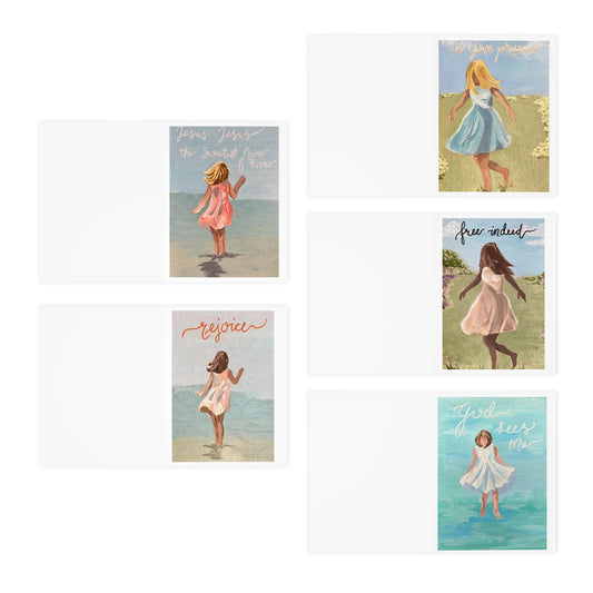 Girls Edition - Multi-Design Greeting Cards (5-Pack)
