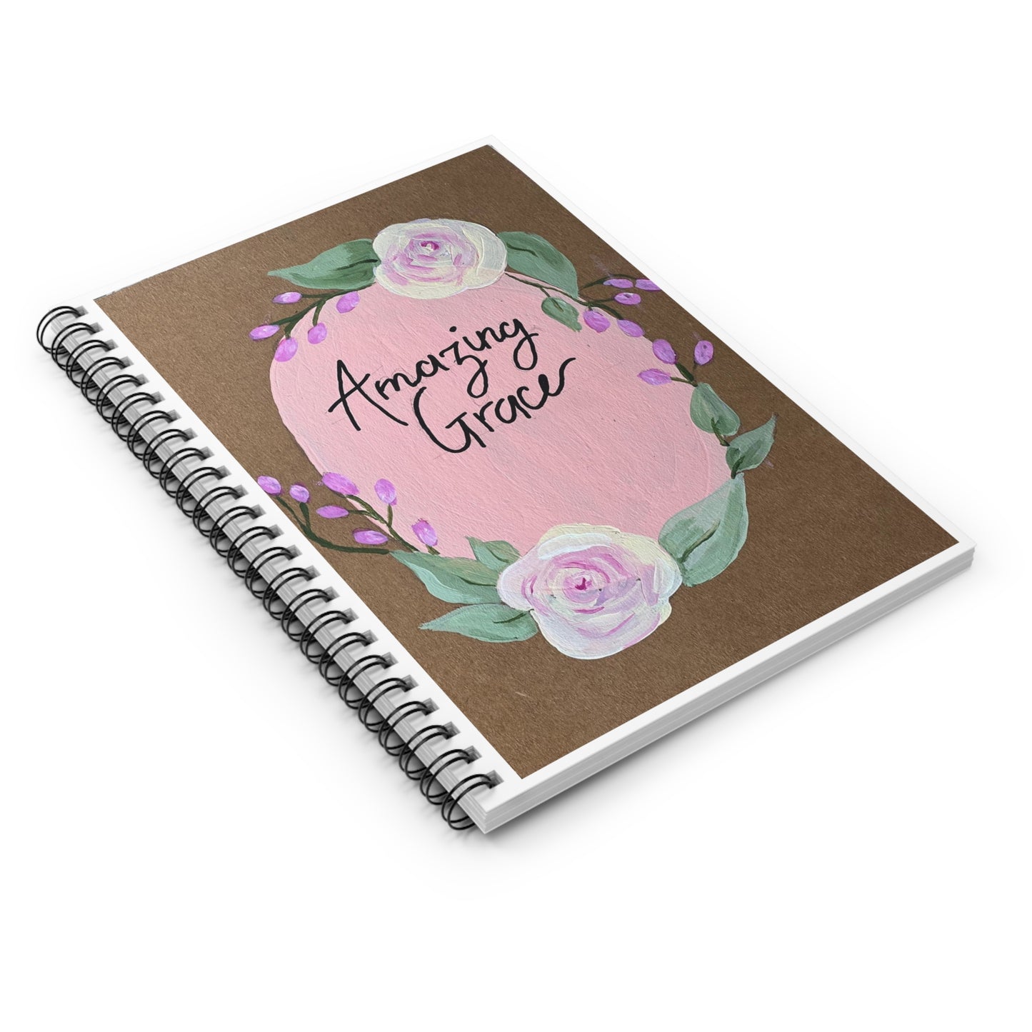 Amazing Grace Pink - Spiral Notebook - Ruled Line