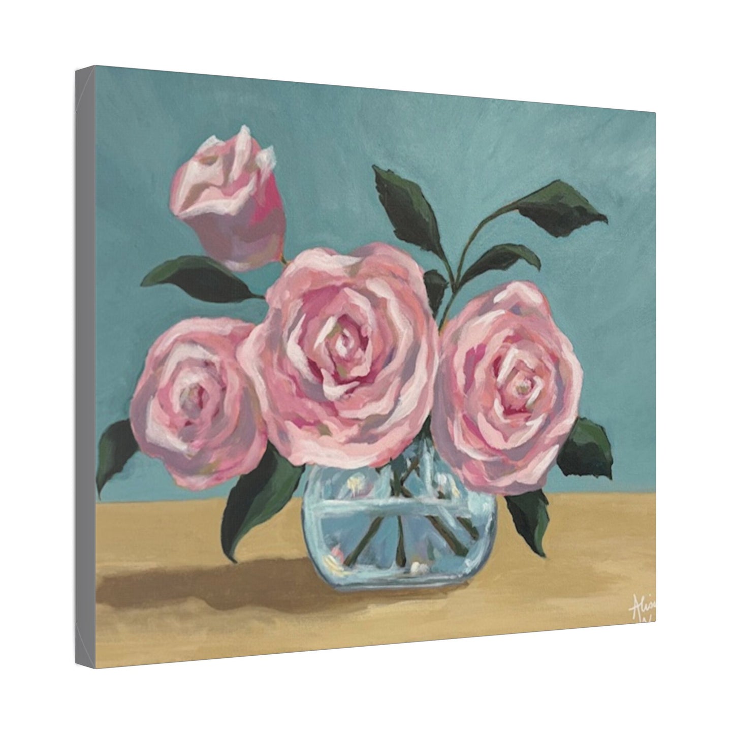 Floral Wall Art - Flowers from the Garden - Canvas Print for Home Décor
