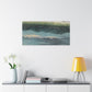 Serene Coastal Canvas Wall Art – Tranquil Ocean Landscape Decor