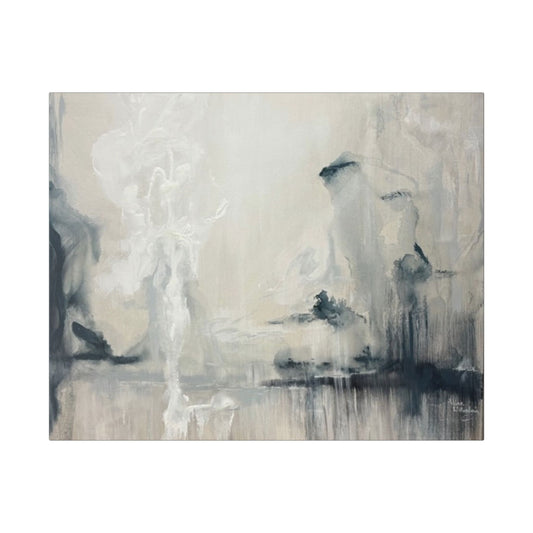 Angels I - Elegant Abstract Stretched Canvas Art for Modern Home Decor