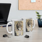 Lion and the Lamb Mug, Animal Artwork Coffee Cup, Gift for Wildlife Lovers, Inspirational Decor, Nature-Inspired Drinkware