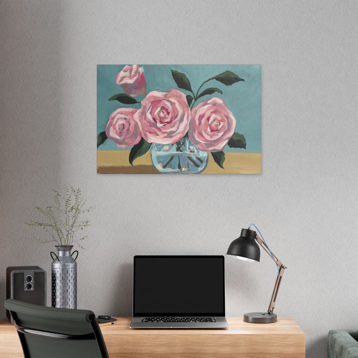 Floral Wall Art - Flowers from the Garden - Canvas Print for Home Décor