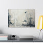 Angels I - Elegant Abstract Stretched Canvas Art for Modern Home Decor