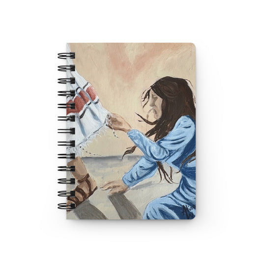 Coastal Daydream Spiral Journal — Hem of His Garment Notebook