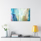 Abstract Canvas Wall Art - Serene Blue Tones for Modern Spaces