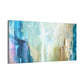 Abstract Canvas Wall Art - Serene Blue Tones for Modern Spaces