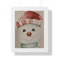 Holiday - Snowman - Framed Vertical Poster