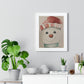 Holiday - Snowman - Framed Vertical Poster