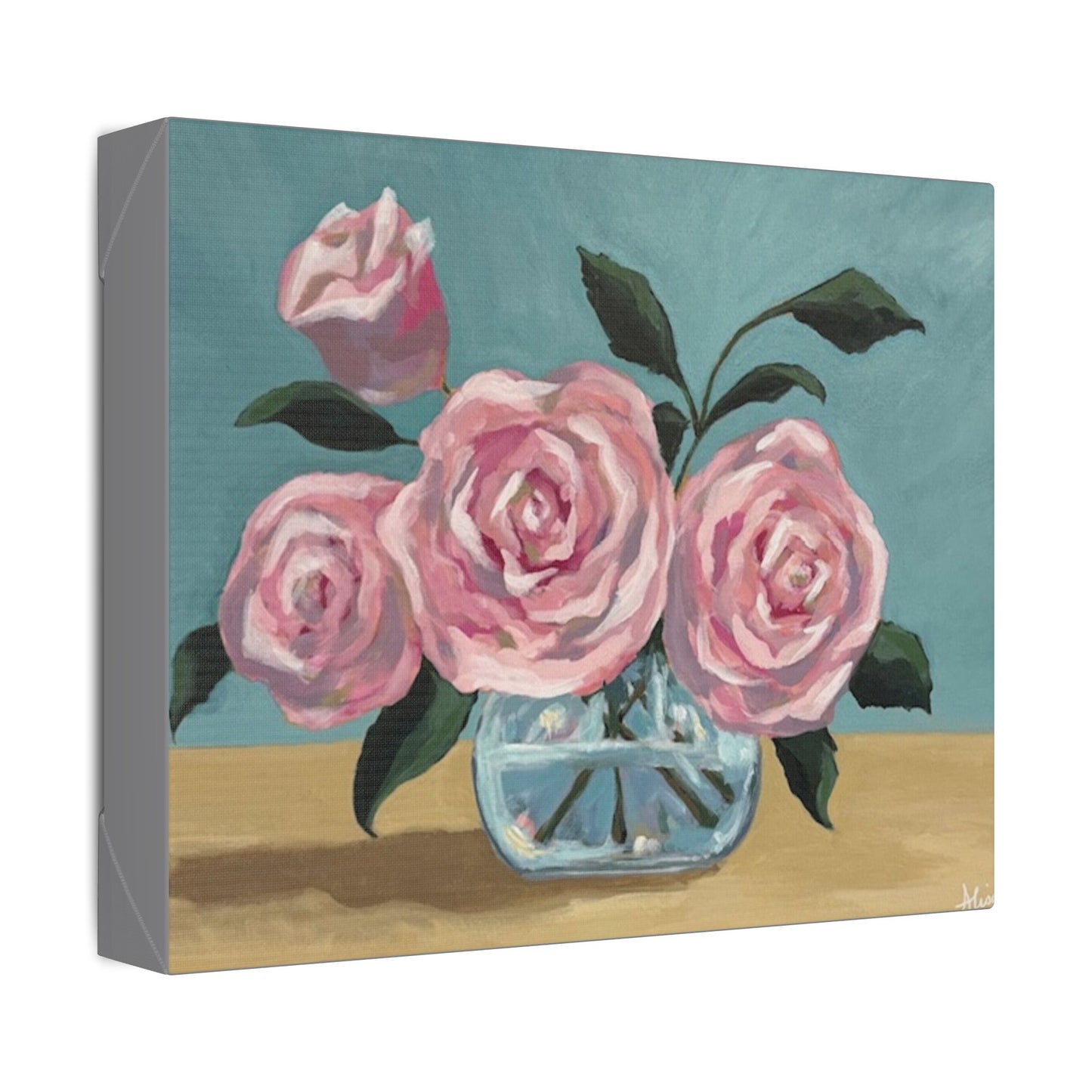 Floral Wall Art - Flowers from the Garden - Canvas Print for Home Décor