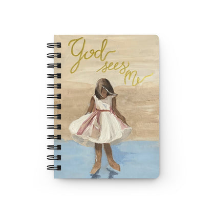 God Sees Me Spiral Journal — Inspiring Christian Prayer & Reflection Notebook
