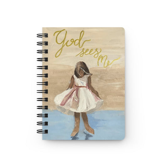 God Sees Me Spiral Journal — Inspiring Christian Prayer & Reflection Notebook