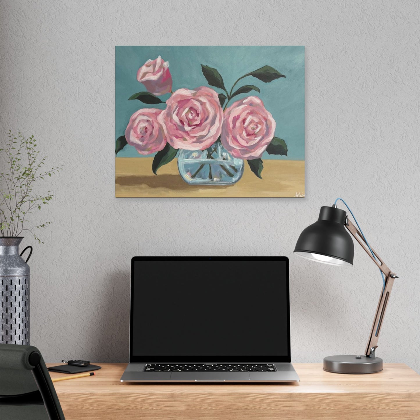 Floral Wall Art - Flowers from the Garden - Canvas Print for Home Décor