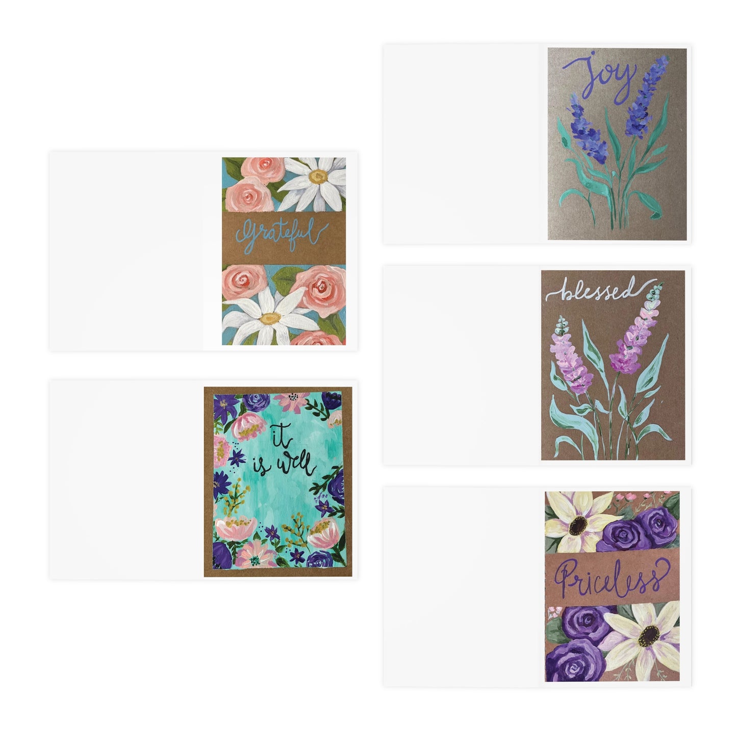 Greeting Cards - Positive Inspiration - Multi-Design Greeting Cards (5-Pack)