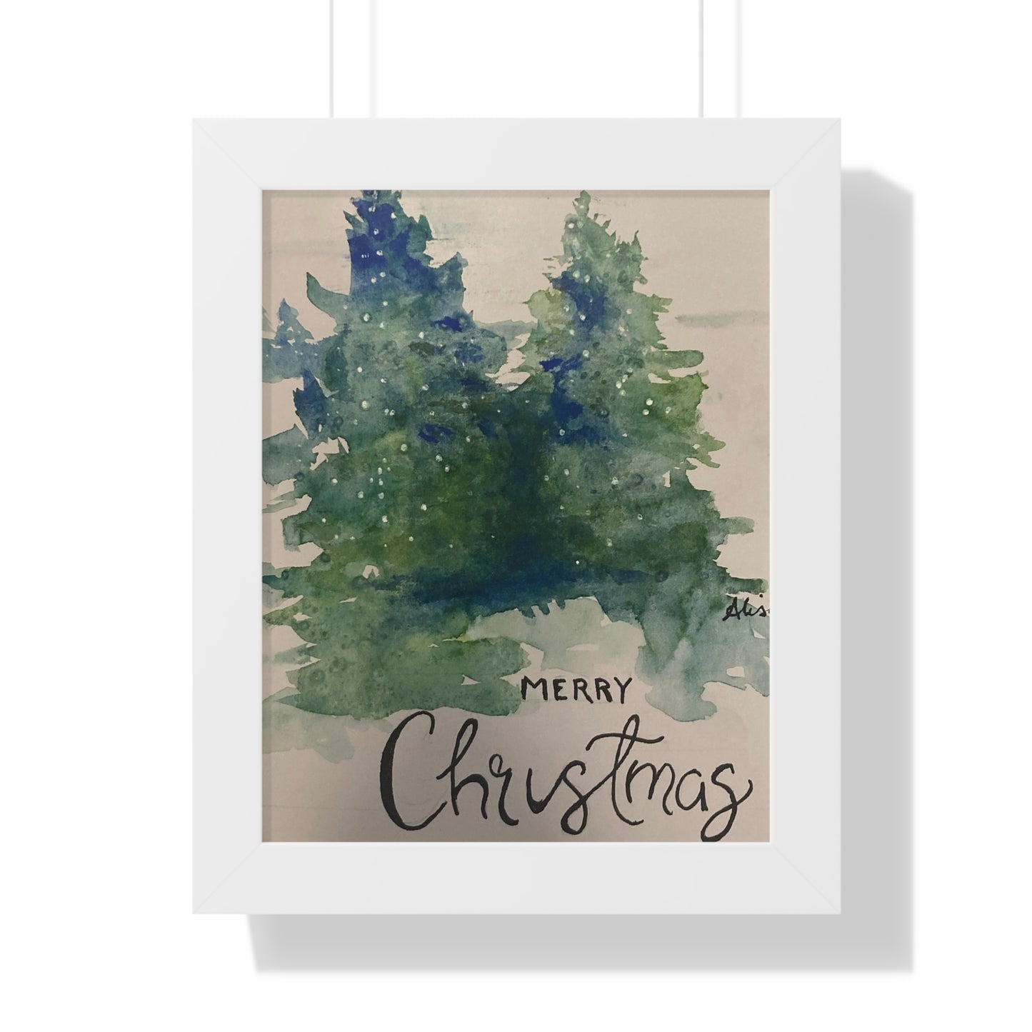 Holiday - Christmas Tree - Framed Vertical Poster