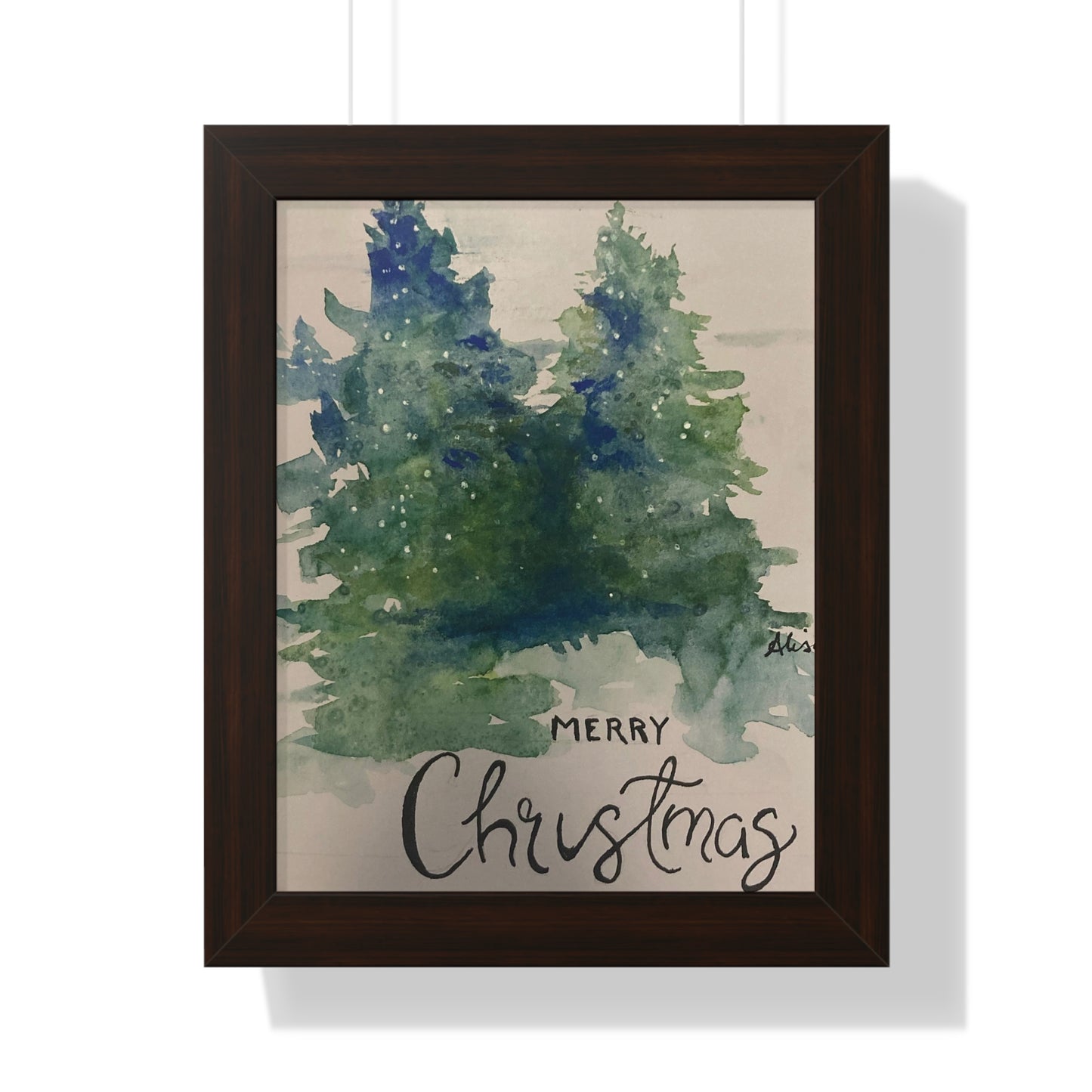 Holiday - Christmas Tree - Framed Vertical Poster