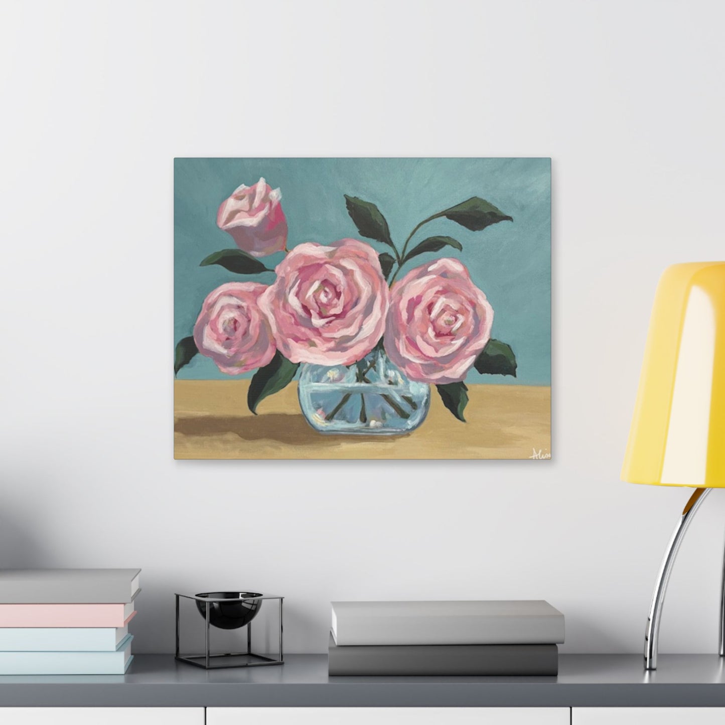 Floral Wall Art - Flowers from the Garden - Canvas Print for Home Décor