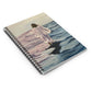 Serene Sea Spiral Notebook - Walks on Water -Ruled Line, Inspirational Art for Mindfulness and Reflection