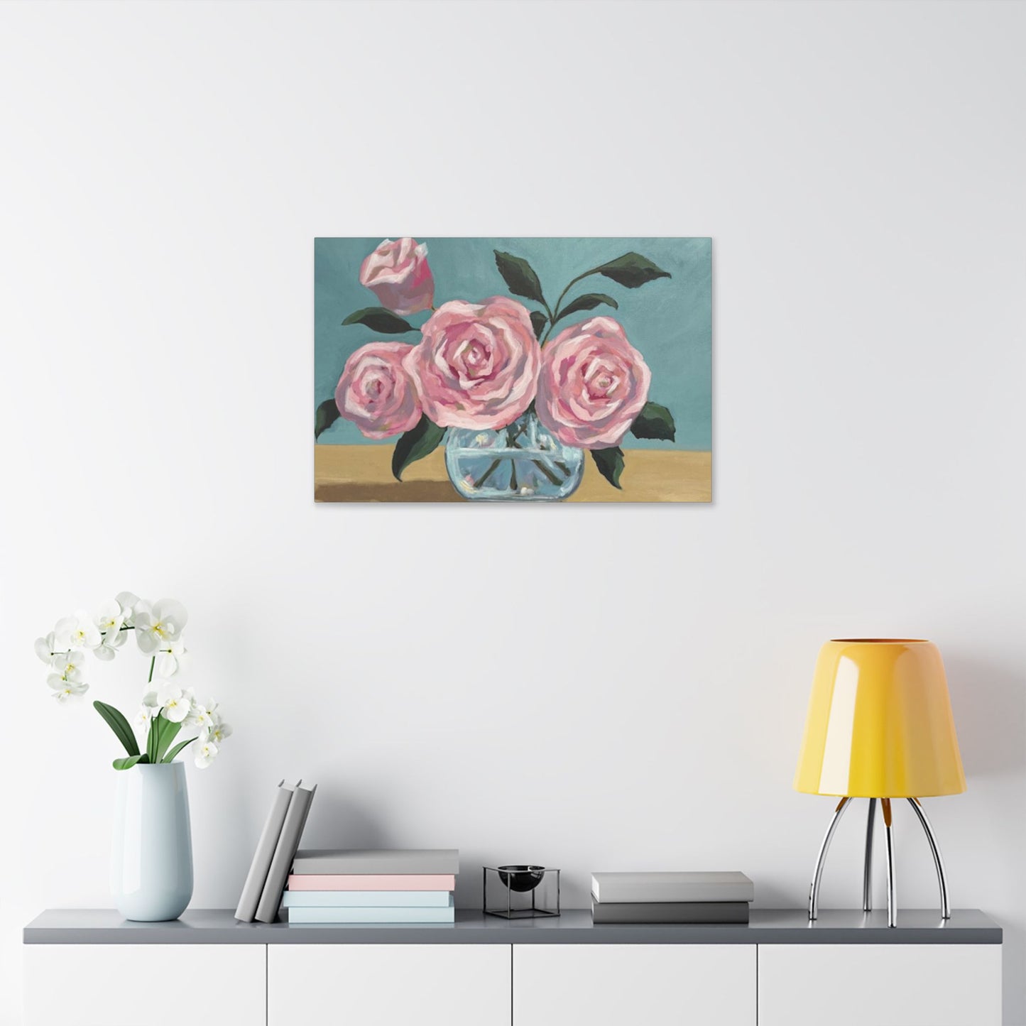 Floral Wall Art - Flowers from the Garden - Canvas Print for Home Décor