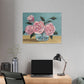 Floral Wall Art - Flowers from the Garden - Canvas Print for Home Décor