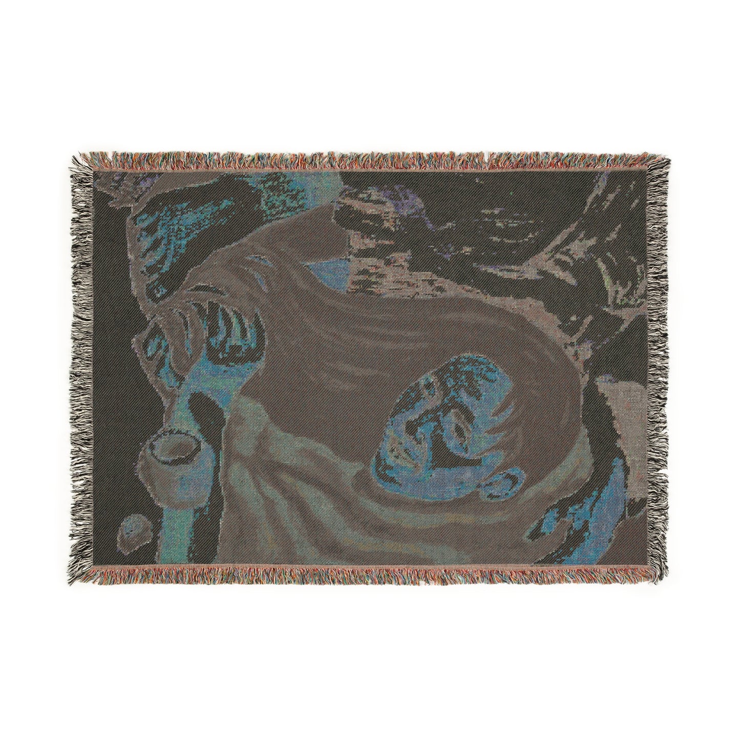 Alabaster Jar - Artistic Woven Blanket, Cozy Tapestry, Unique Home Decor, Bohemian Gift, Vintage Vibe