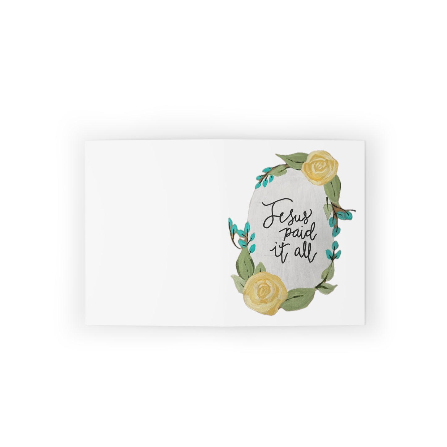 Jesus Paid it All - Greeting cards (8, 16, and 24 pcs)