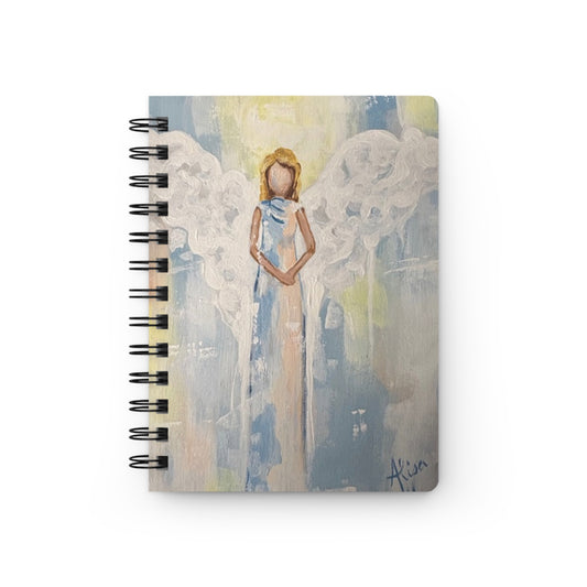 Angel-Themed Spiral Bound Journal | Inspirational Gift for Writers, Dreamers, & Artists | Perfect for Journaling, Sketching, & Gift-Giving