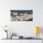 Artistic Stretched Canvas - Charming Italian Village Landscape