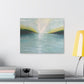 Serene Landscape Stretched Canvas Wall Art - Tranquil Nature Decor