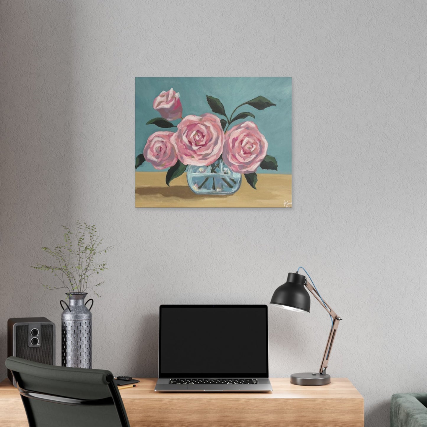Floral Wall Art - Flowers from the Garden - Canvas Print for Home Décor