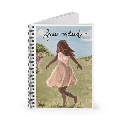 Free Indeed - Spiral Notebook - Ruled Line