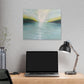 Serene Landscape Stretched Canvas Wall Art - Tranquil Nature Decor