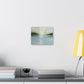Serene Landscape Stretched Canvas Wall Art - Tranquil Nature Decor