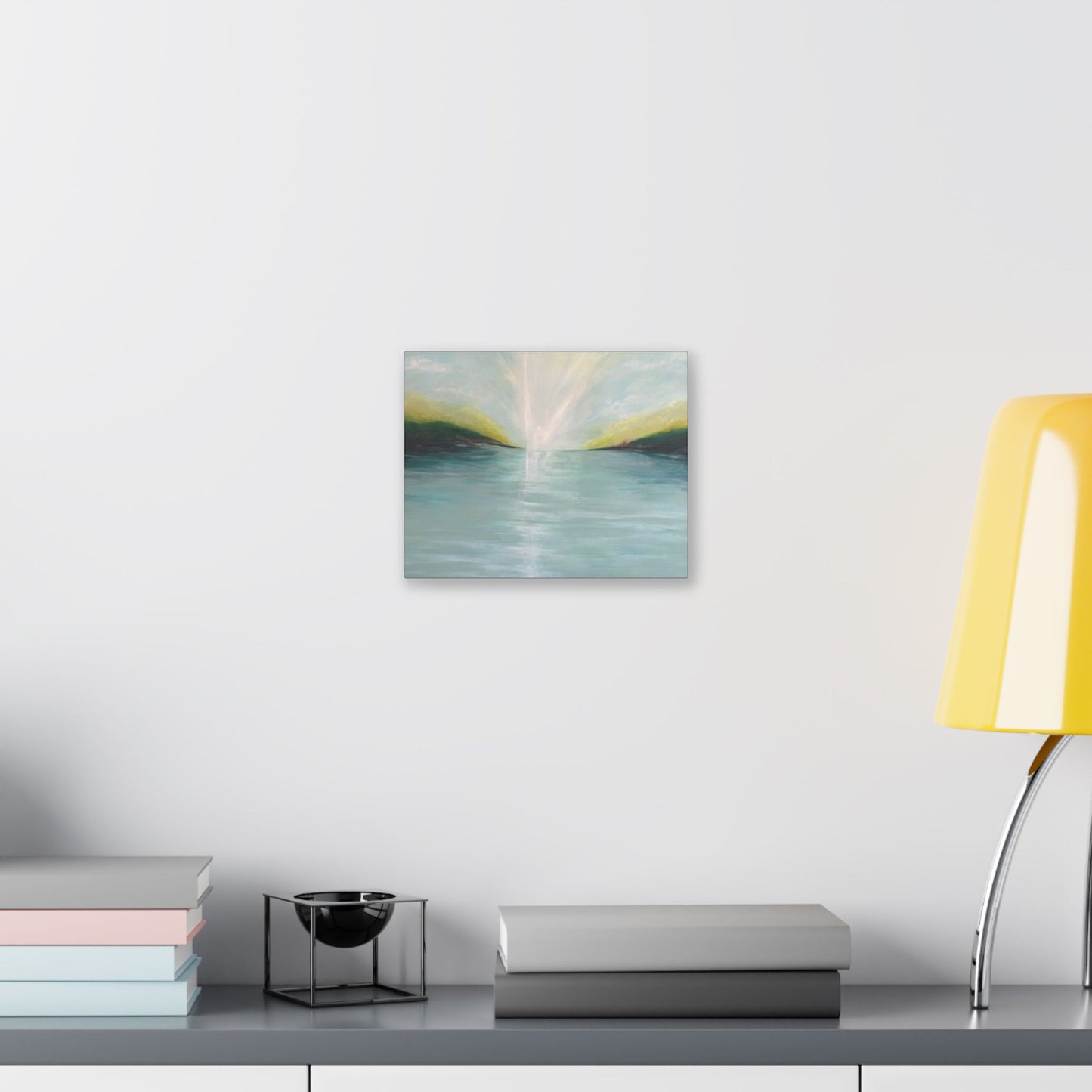 Serene Landscape Stretched Canvas Wall Art - Tranquil Nature Decor