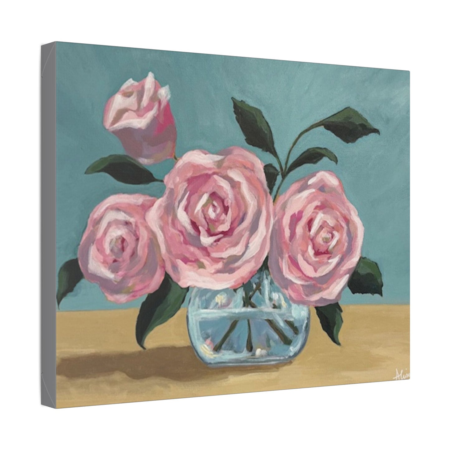 Floral Wall Art - Flowers from the Garden - Canvas Print for Home Décor
