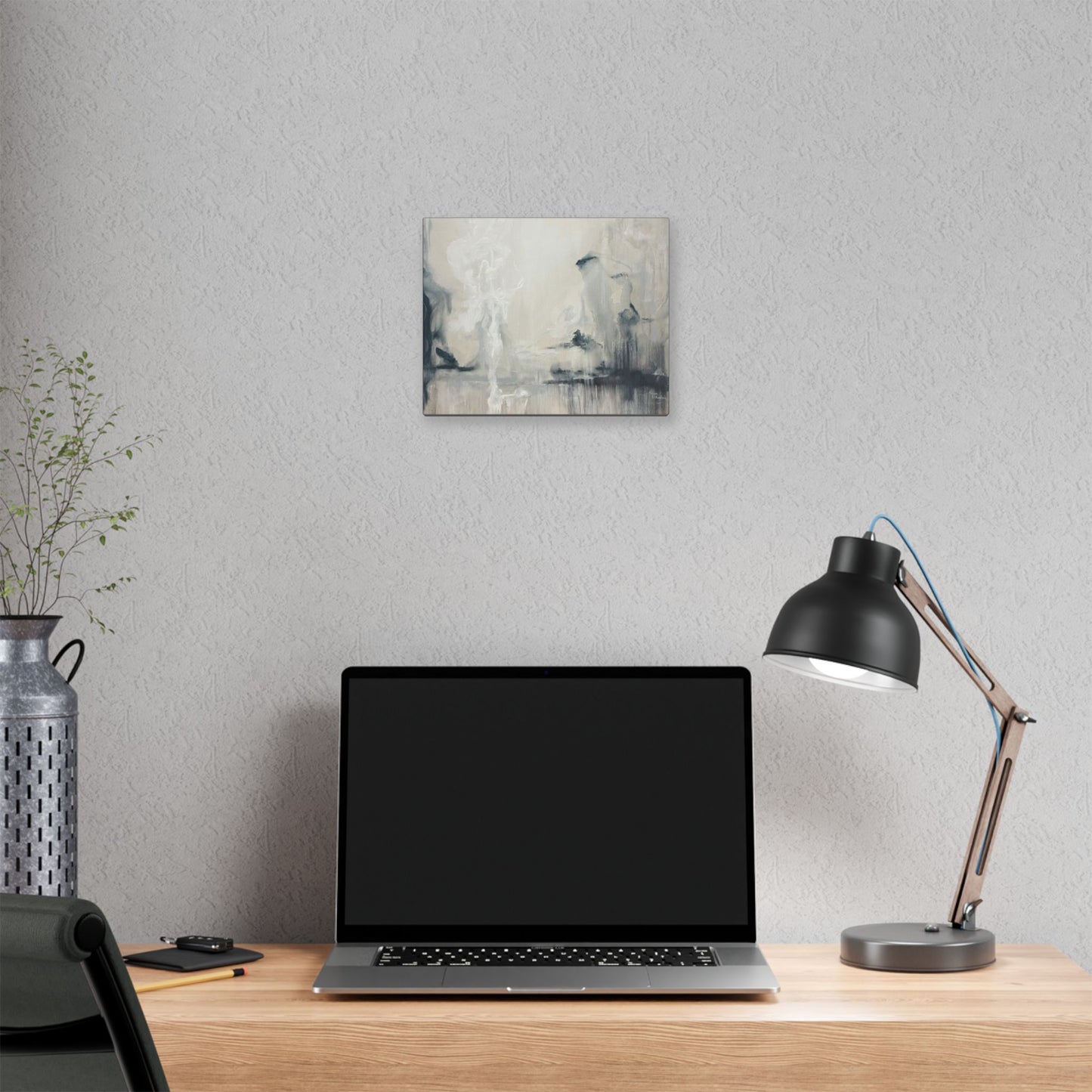 Angels I - Elegant Abstract Stretched Canvas Art for Modern Home Decor