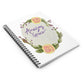 Amazing Grace White - Spiral Notebook - Ruled Line