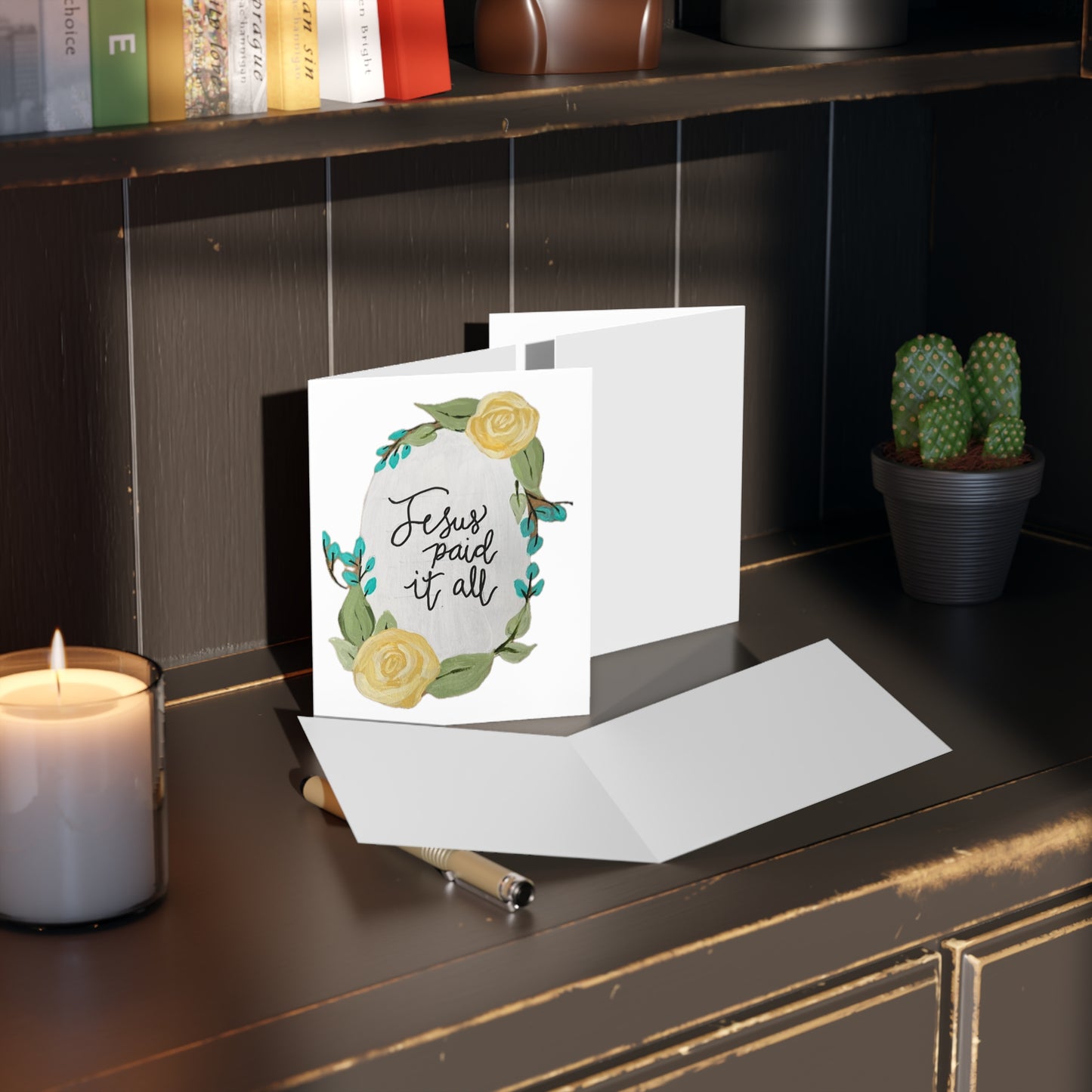 Jesus Paid it All - Greeting cards (8, 16, and 24 pcs)