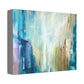 Abstract Canvas Wall Art - Serene Blue Tones for Modern Spaces