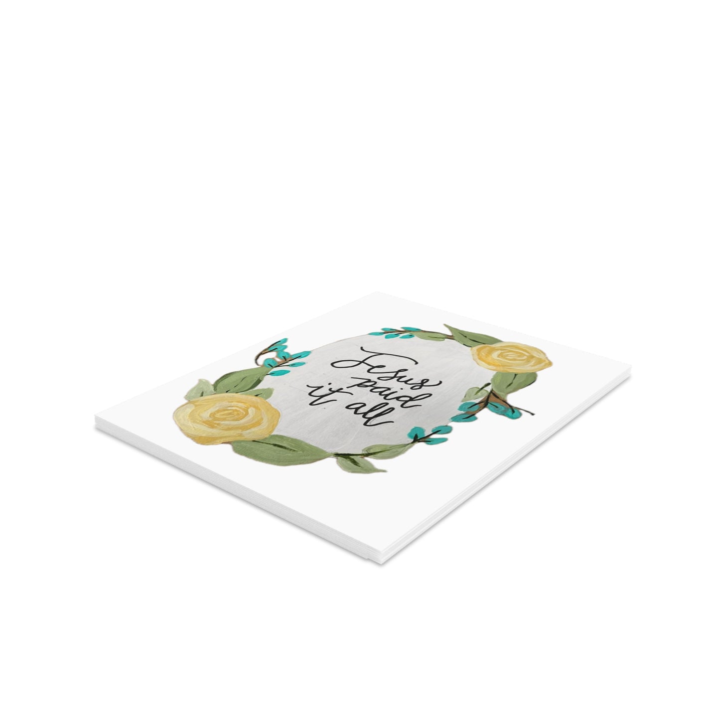 Jesus Paid it All - Greeting cards (8, 16, and 24 pcs)