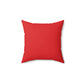 Snowman - Spun Polyester Square Pillow