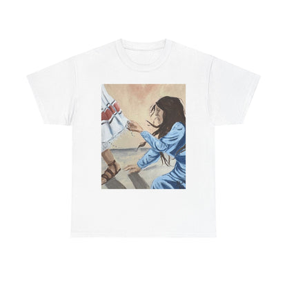 Hem of His Garment - Artistic Spiritual Tee, Unisex Cotton Shirt, Inspirational Gift, Graphic Art T-Shirt, Casual Wear, Unique Art Tee