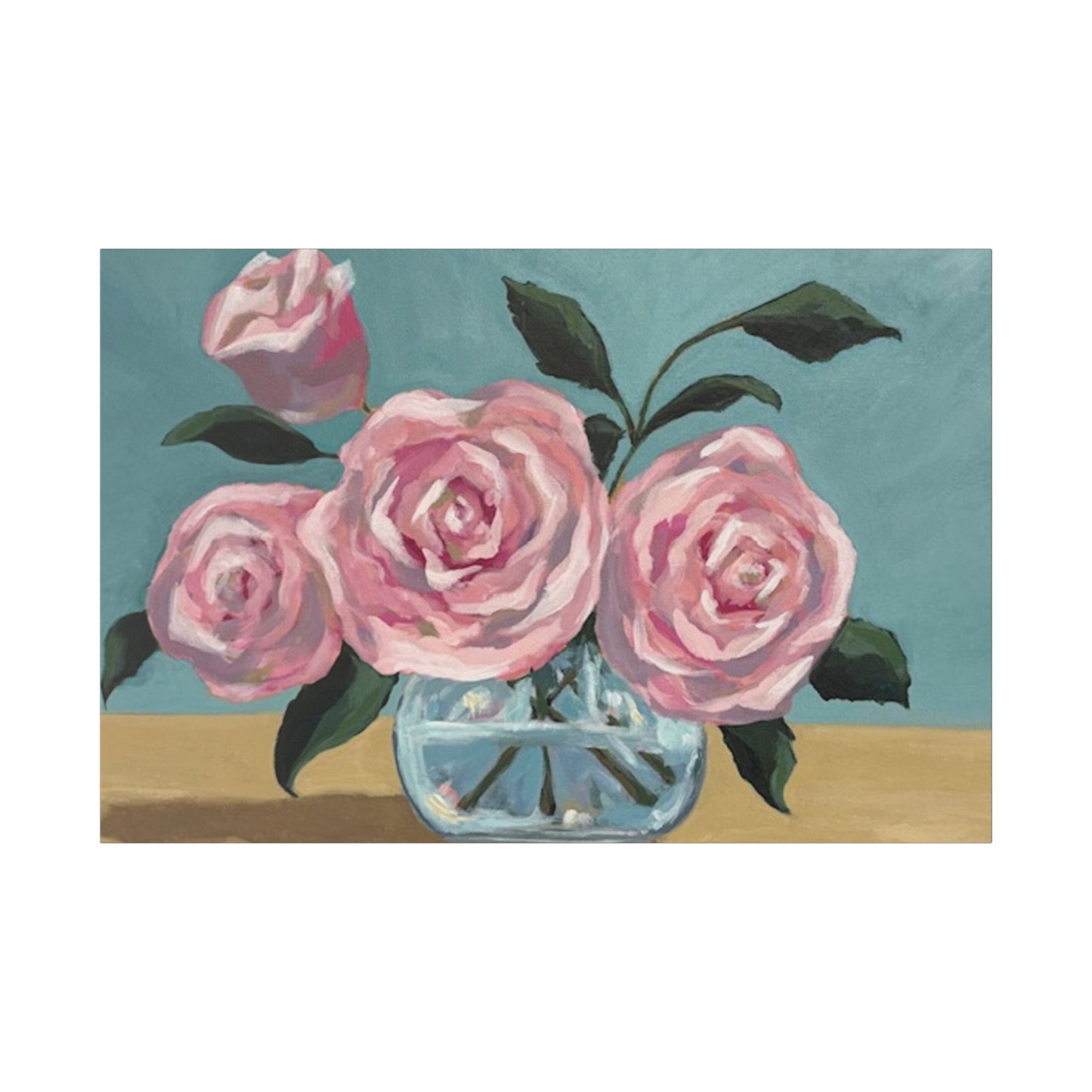 Floral Wall Art - Flowers from the Garden - Canvas Print for Home Décor